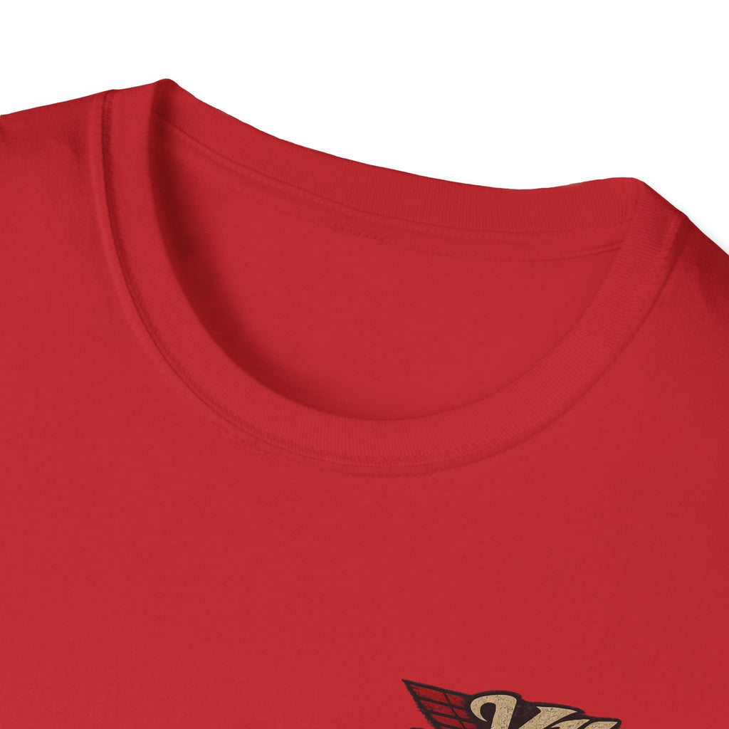 Aviation Retro T-Shirt — "Radials Roaring Souls Soaring" Vintage Plane Graphic