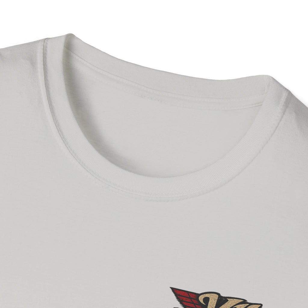 Aviation Retro T-Shirt — "Radials Roaring Souls Soaring" Vintage Plane Graphic