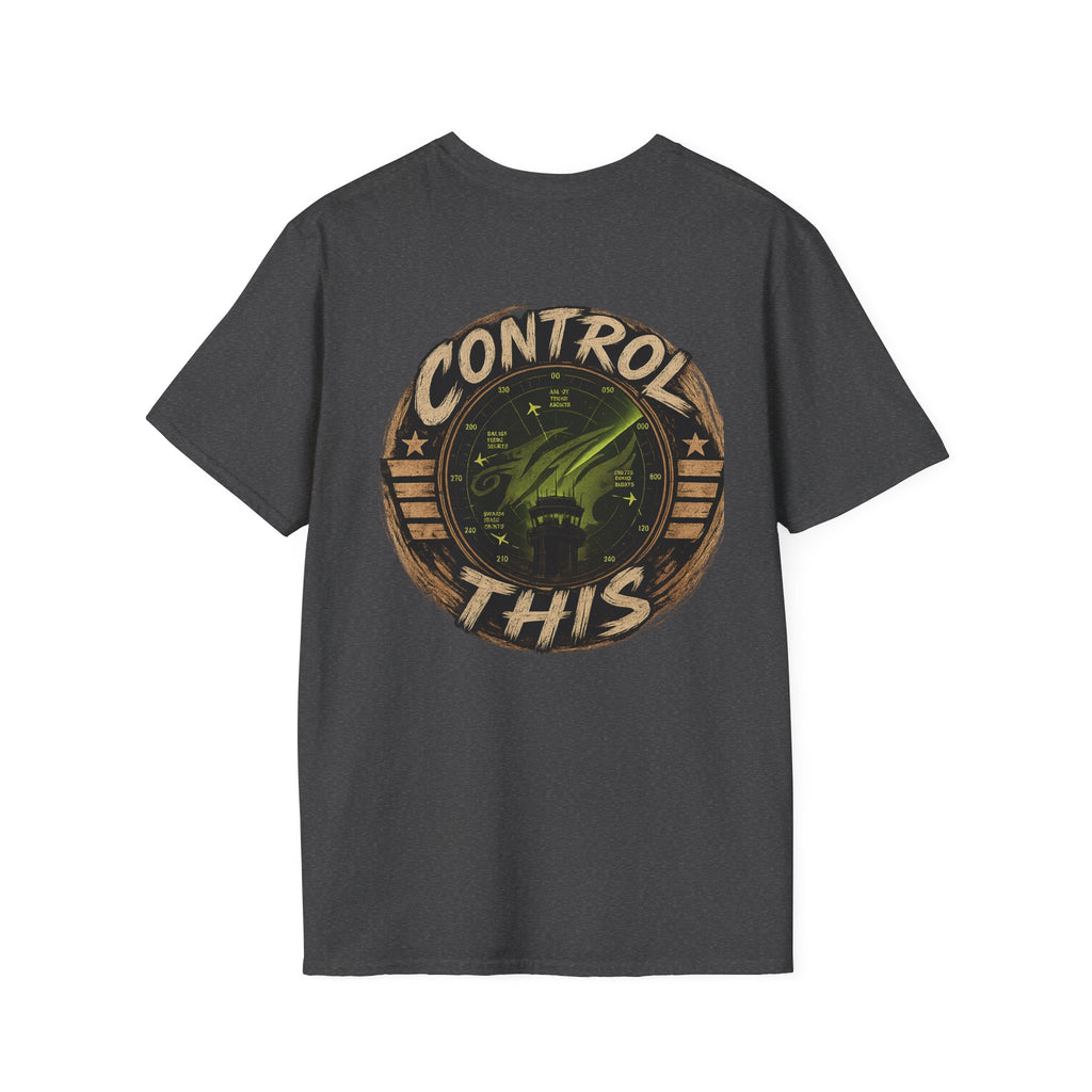 Wave Emblem T-Shirt — Small Left-Chest 'W' Logo Casual Tee