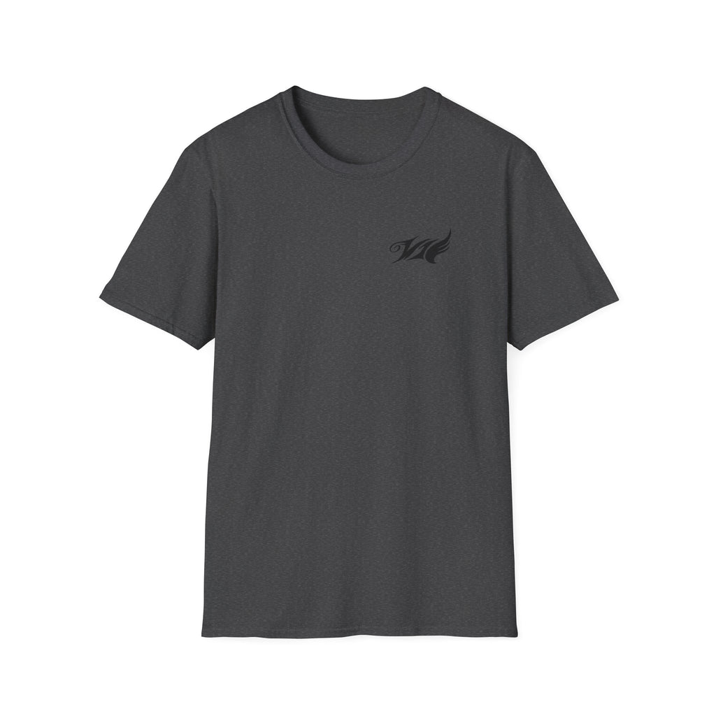 Wave Emblem T-Shirt — Small Left-Chest 'W' Logo Casual Tee