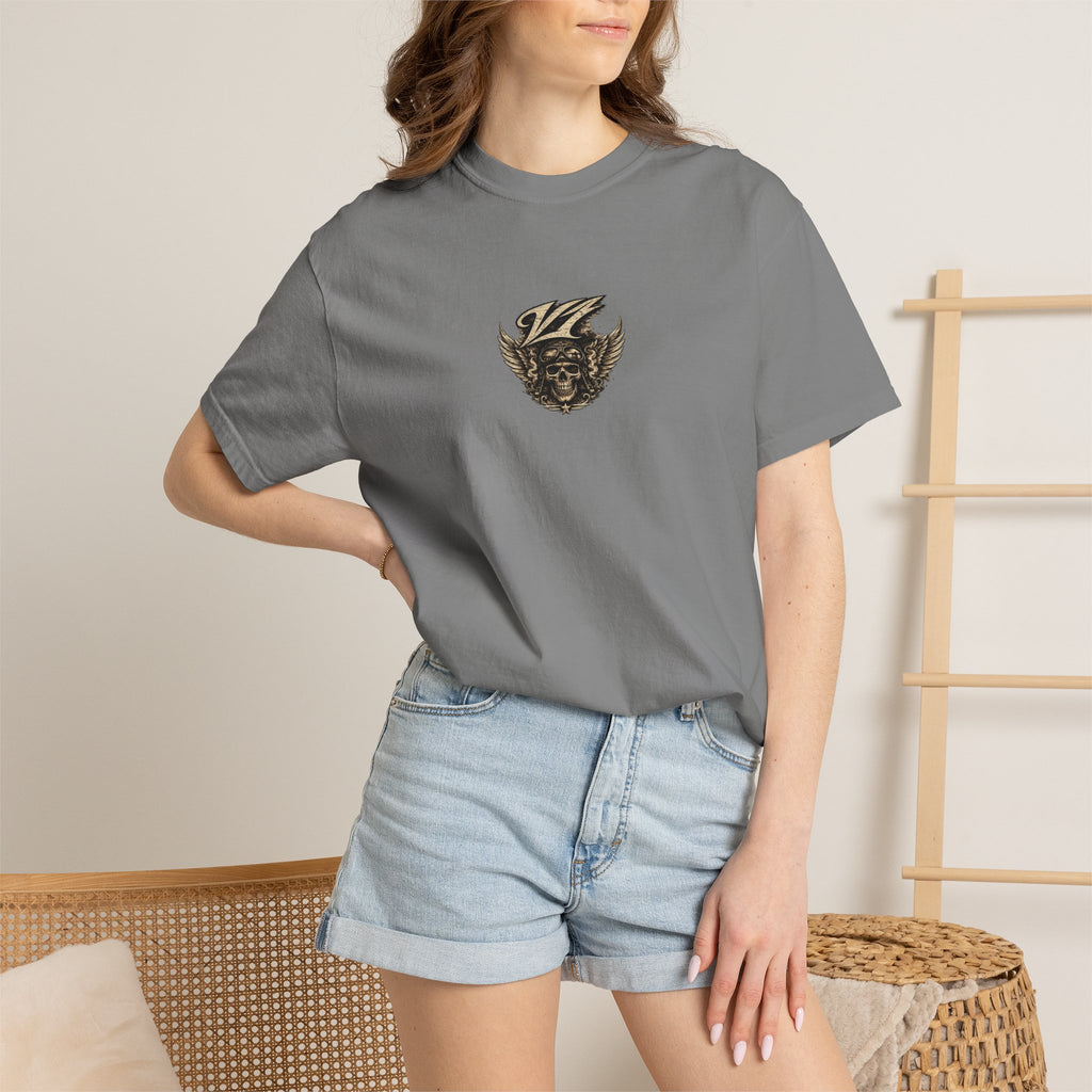 Skull Pilot Graphic T-Shirt — V1 Clothing Co. Vintage Aviator Tee