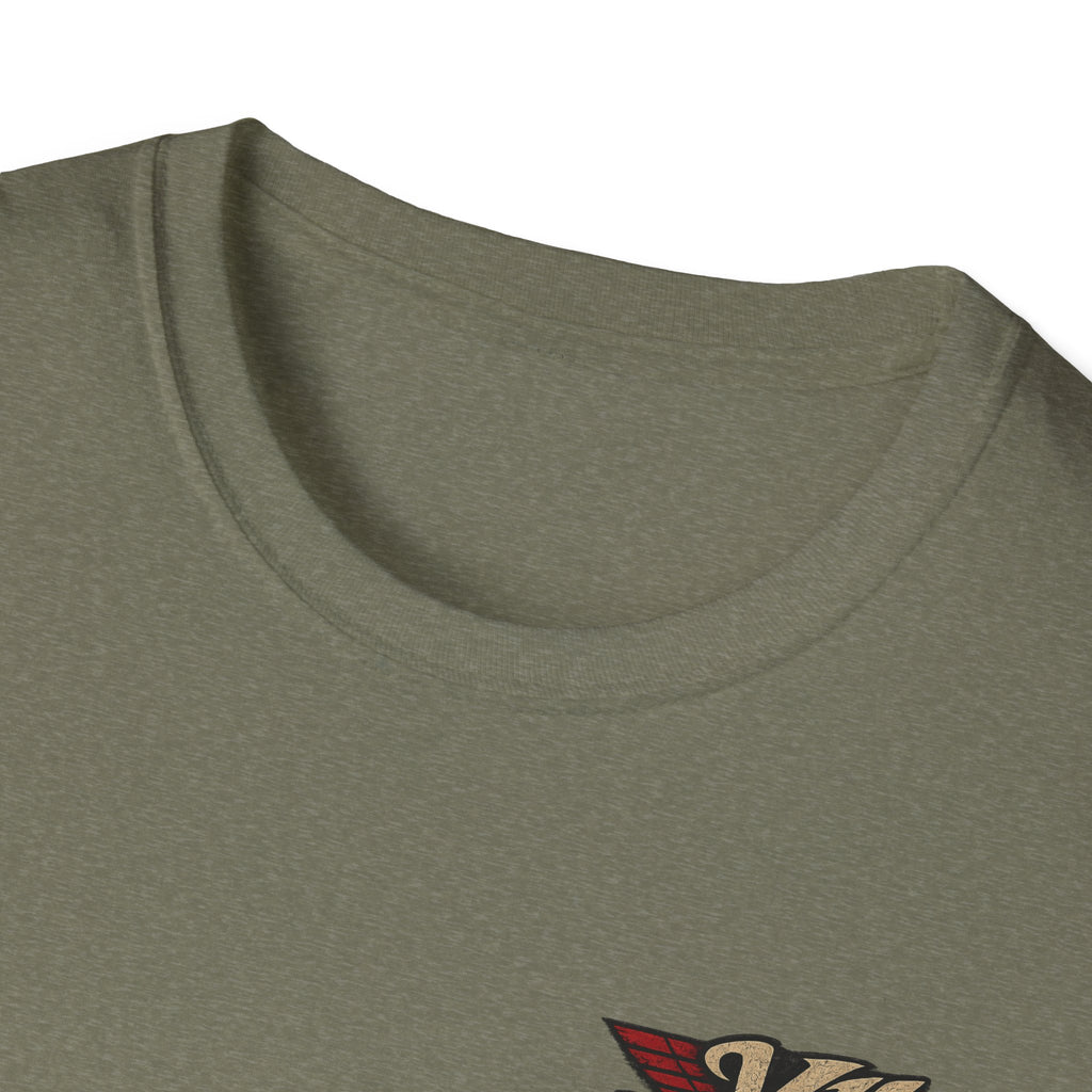 Aviation Retro T-Shirt — "Radials Roaring Souls Soaring" Vintage Plane Graphic