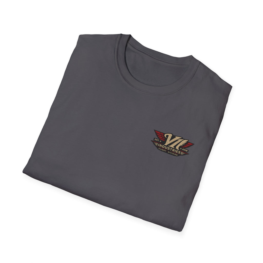 Aviation Retro T-Shirt — "Radials Roaring Souls Soaring" Vintage Plane Graphic