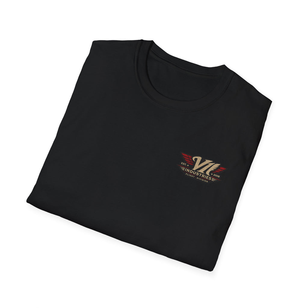 Aviation Retro T-Shirt — "Radials Roaring Souls Soaring" Vintage Plane Graphic