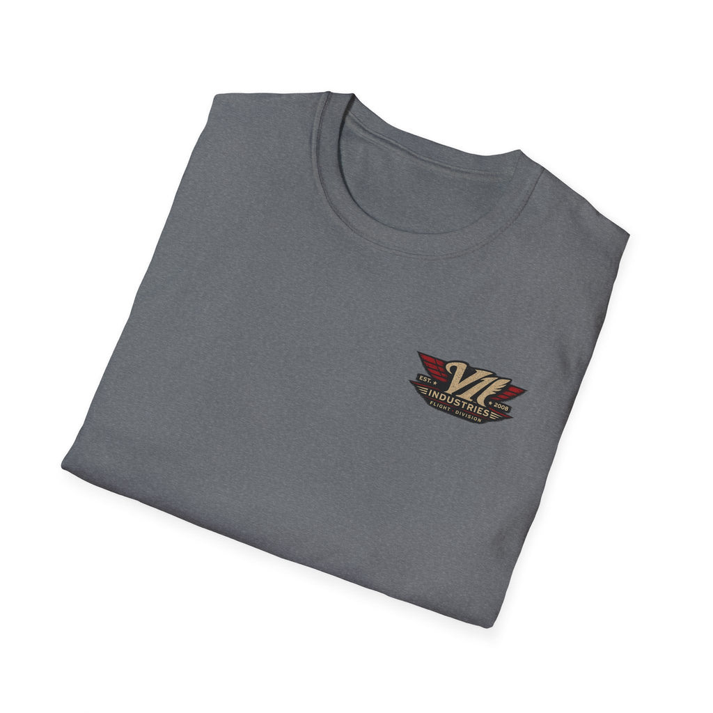 Aviation Retro T-Shirt — "Radials Roaring Souls Soaring" Vintage Plane Graphic