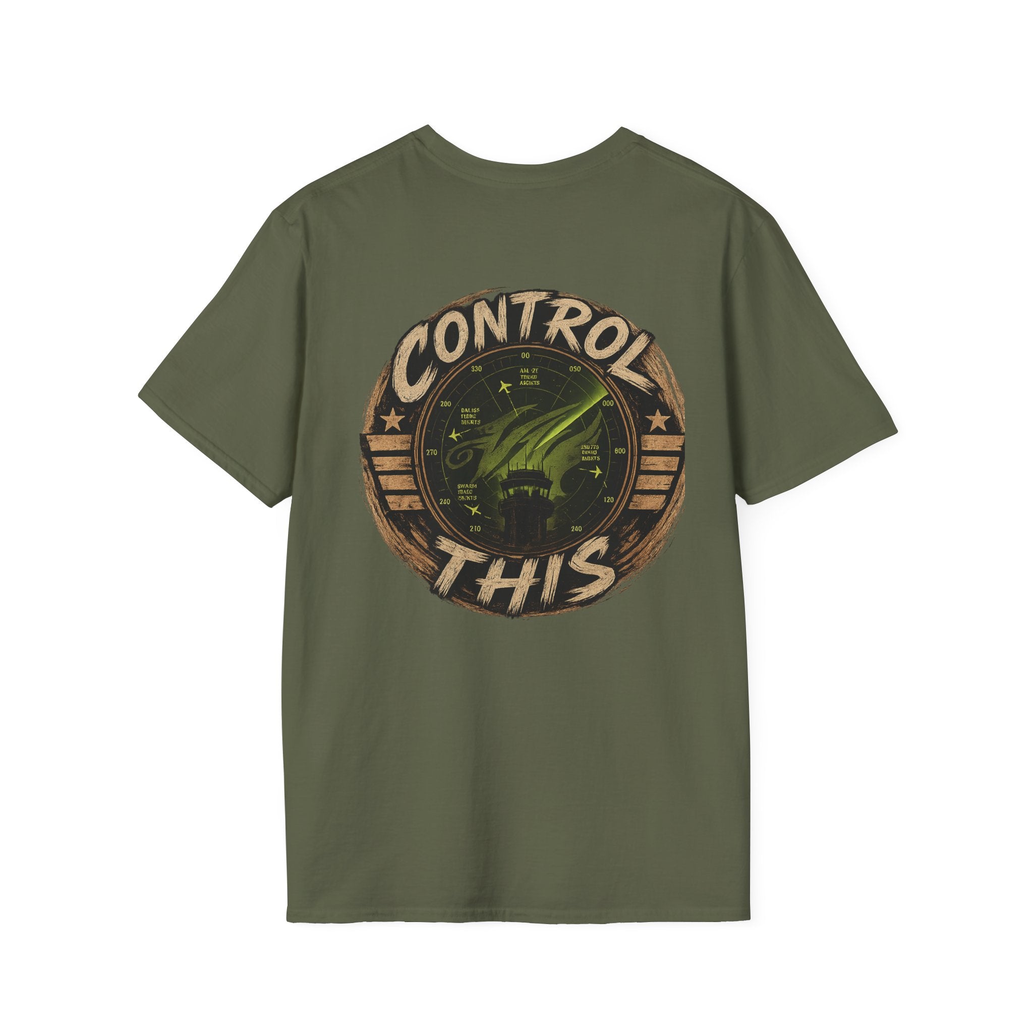 Wave Emblem T-Shirt — Small Left-Chest 'W' Logo Casual Tee