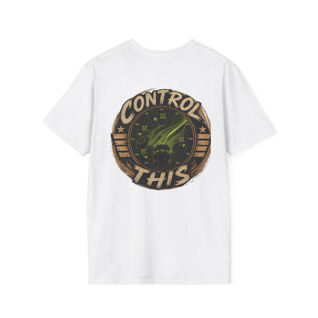 Wave Emblem T-Shirt — Small Left-Chest 'W' Logo Casual Tee