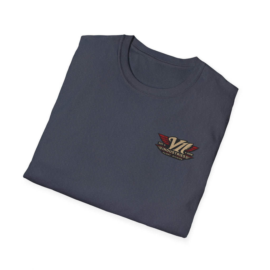 Aviation Retro T-Shirt — "Radials Roaring Souls Soaring" Vintage Plane Graphic