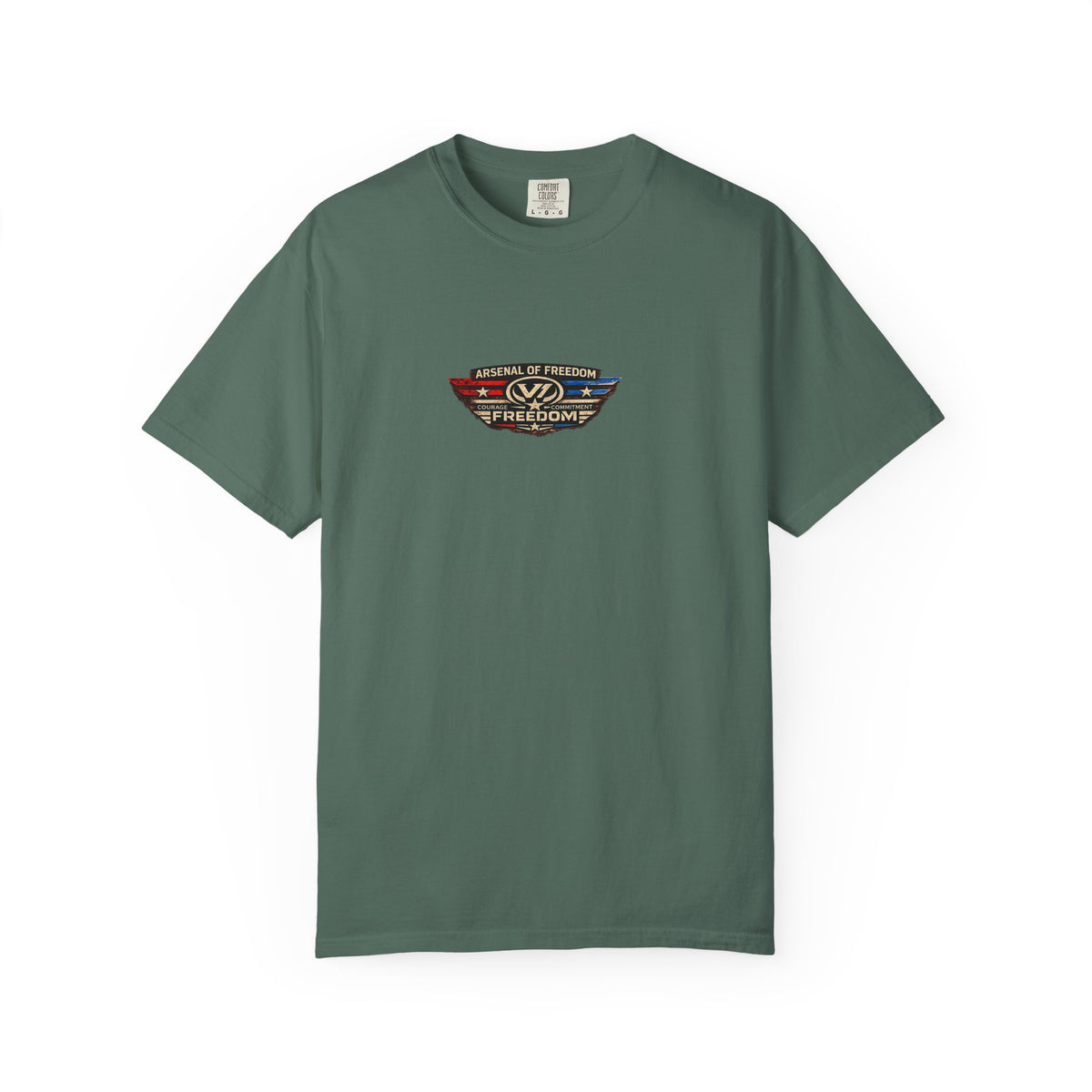 Arsenal of Freedom Graphic T-Shirt — Patriotic Vintage Skull Tee
