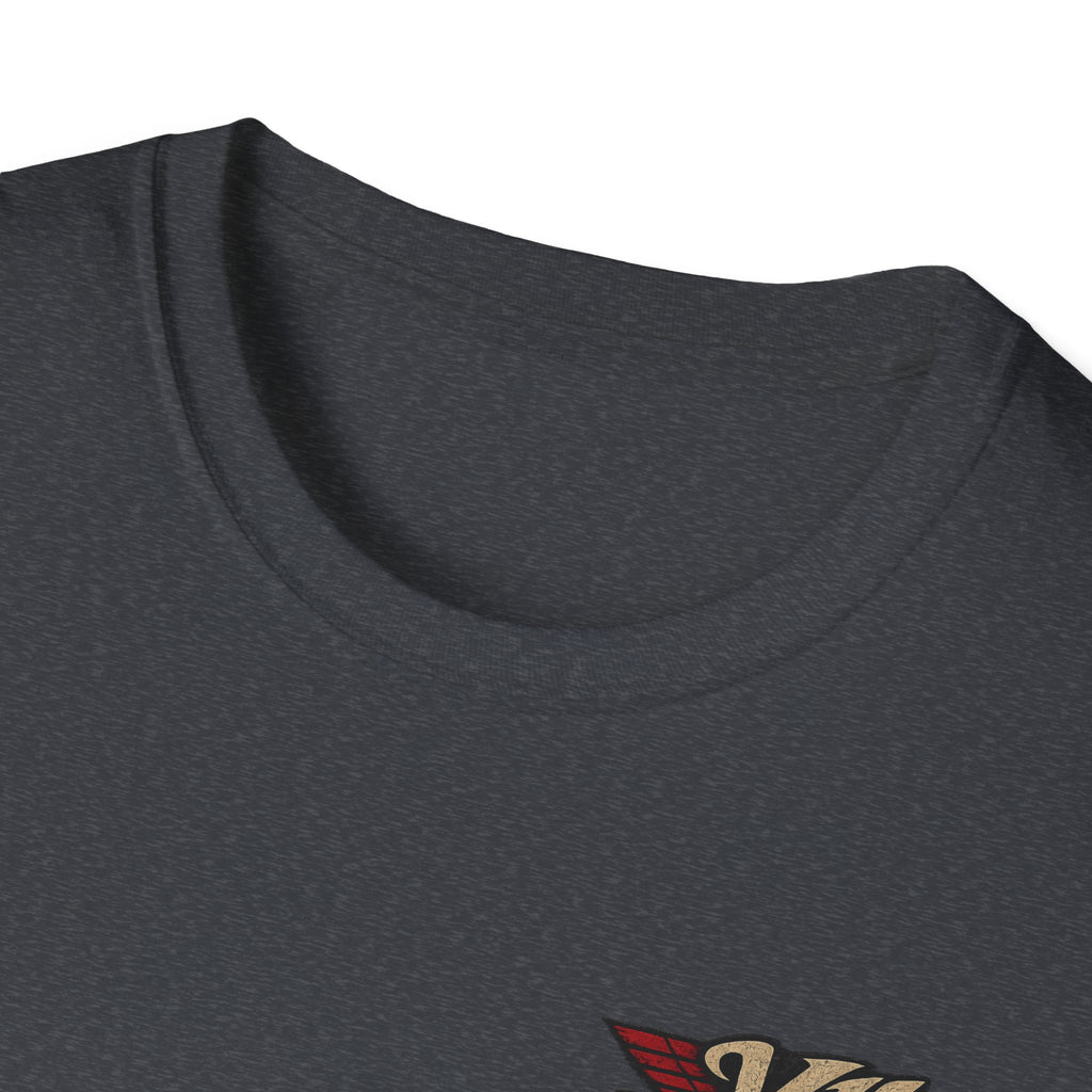 Aviation Retro T-Shirt — "Radials Roaring Souls Soaring" Vintage Plane Graphic