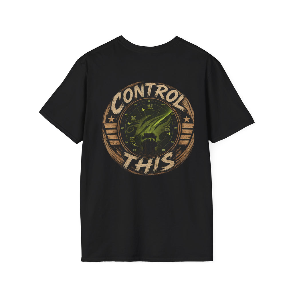 Wave Emblem T-Shirt — Small Left-Chest 'W' Logo Casual Tee