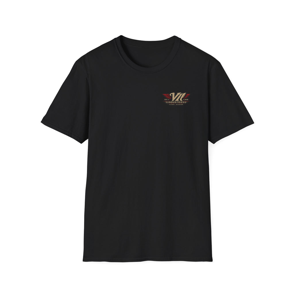Aviation Retro T-Shirt — "Radials Roaring Souls Soaring" Vintage Plane Graphic