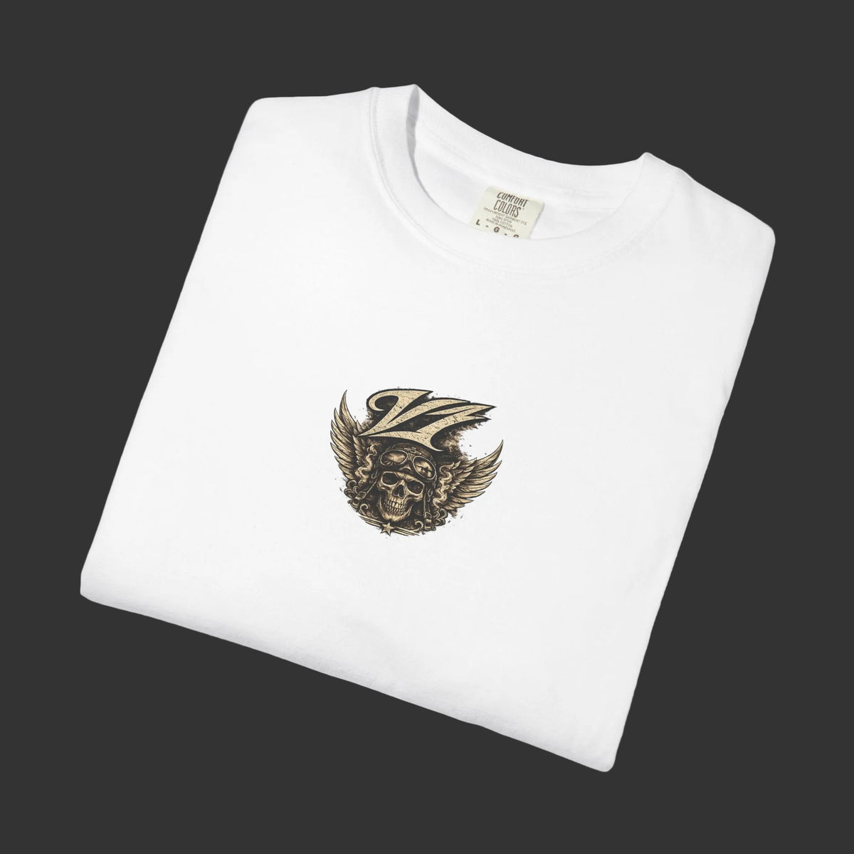 Skull Pilot Graphic T-Shirt — V1 Clothing Co. Vintage Aviator Tee