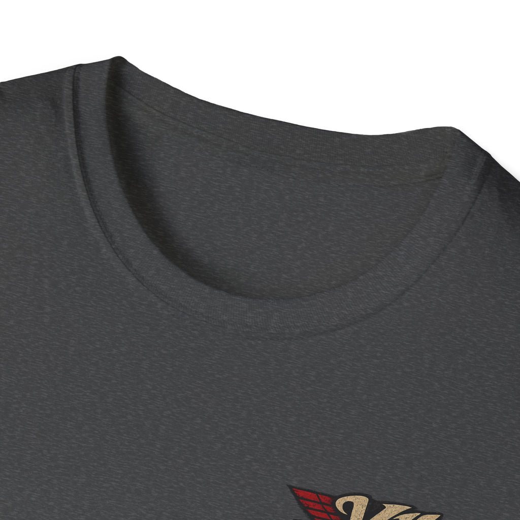 Aviation Retro T-Shirt — "Radials Roaring Souls Soaring" Vintage Plane Graphic