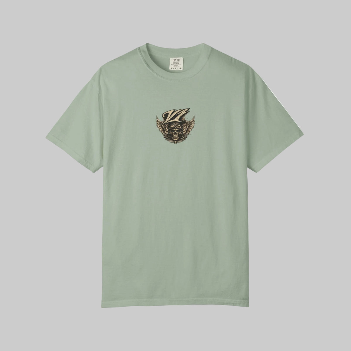 Skull Pilot Graphic T-Shirt — V1 Clothing Co. Vintage Aviator Tee